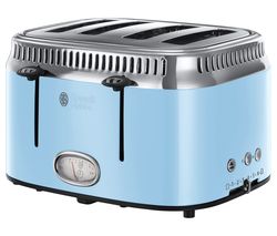 RUSSELL HOBBS Retro 21693 4-Slice Toaster - Blue
