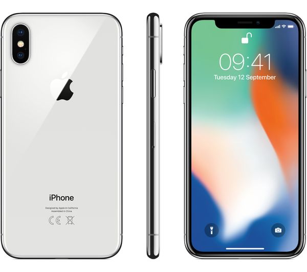 Buy APPLE iPhone X - 64 GB, Silver | Free Delivery | Currys
