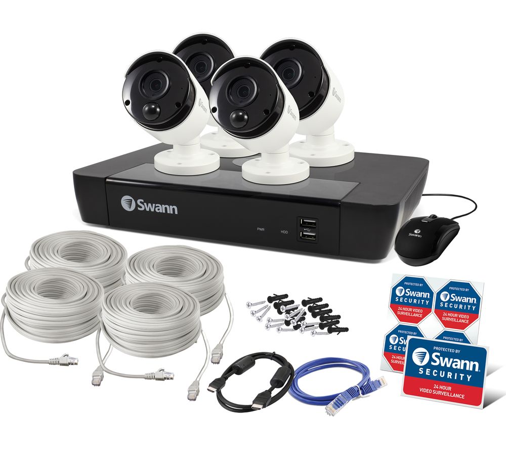 SWANN SWNVK-885804-UK 8-Channel 4K Ultra HD Security System - 2 TB, 4 Cameras