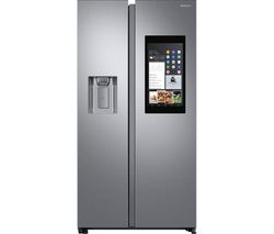 SAMSUNG Family Hub RS8000 RS68N8941SL/EU American-Style Smart Fridge Freezer - Aluminium