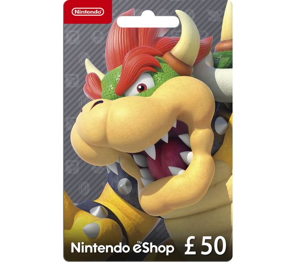 Nintendo Eshop Eshop Gift Card £50