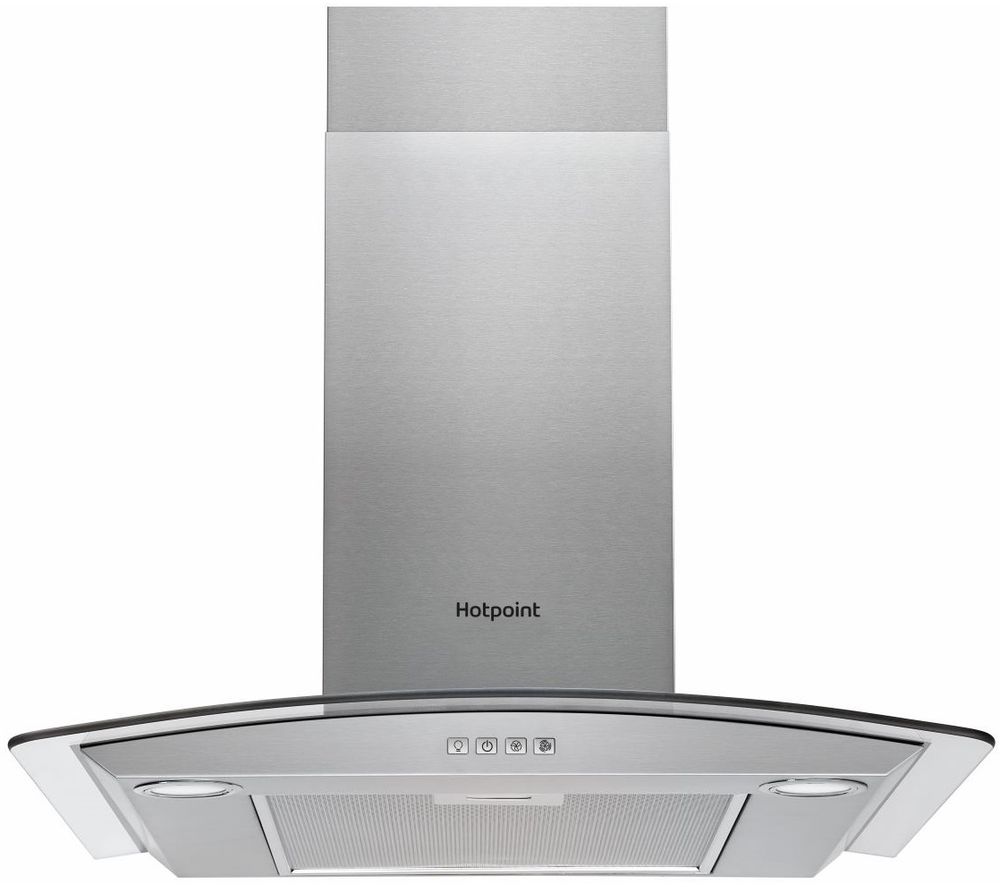 HOTPOINT PHGC7.4 FLMX Chimney Cooker Hood - Stainless Steel, Stainless Steel