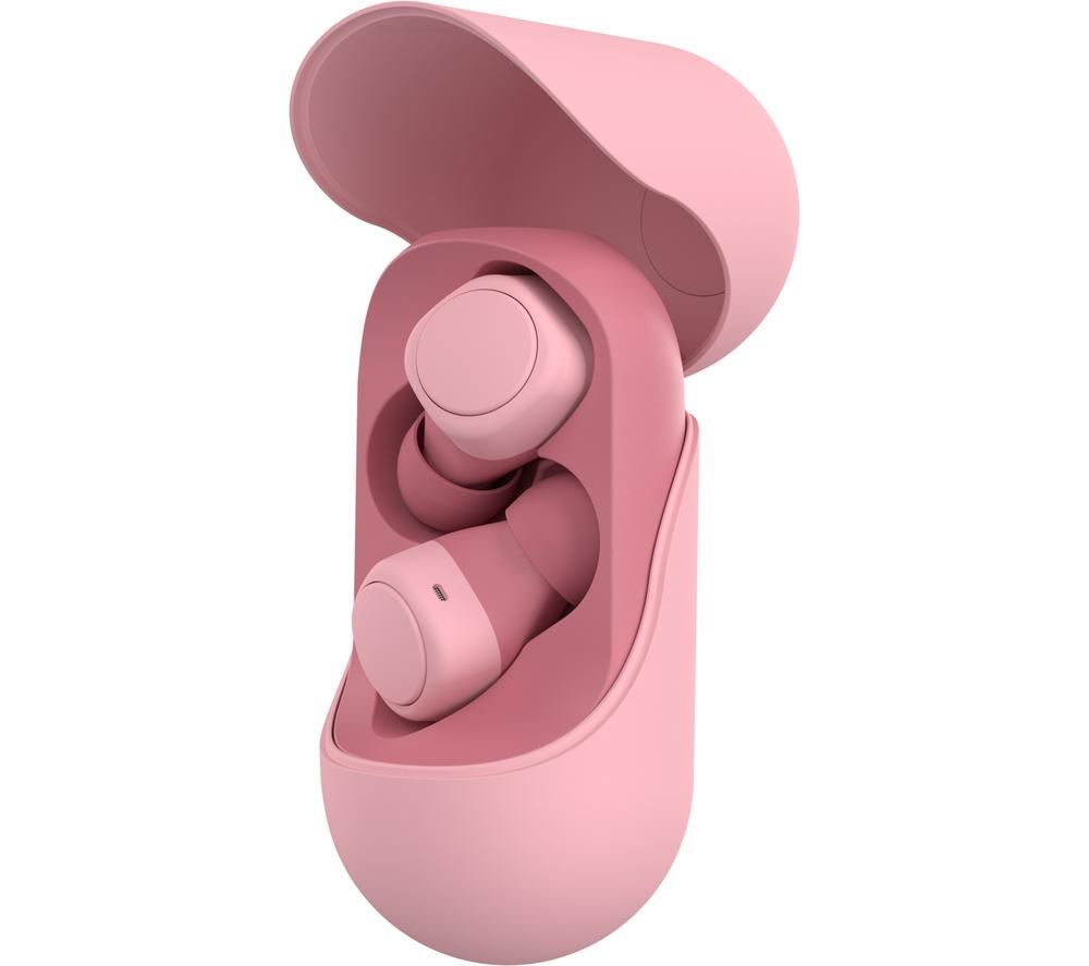 KITSOUND FUNK 25 KSFUN25PI Wireless Bluetooth Earphones - Pink, Pink