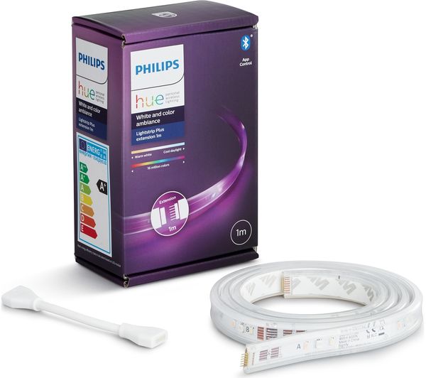 Philips Hue White Colour Ambiance Smart Led Lightstrip Extension 1 M