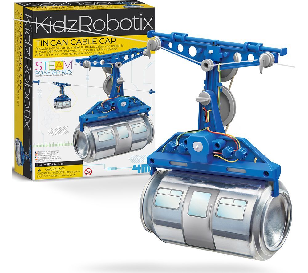 KIDZROBOTIX Tin Can Cable Car Kit