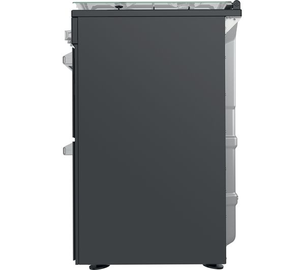 869991595050 HOTPOINT Multiflow HDM67G9C2CSB 60 cm Dual Fuel Cooker Black Currys Business