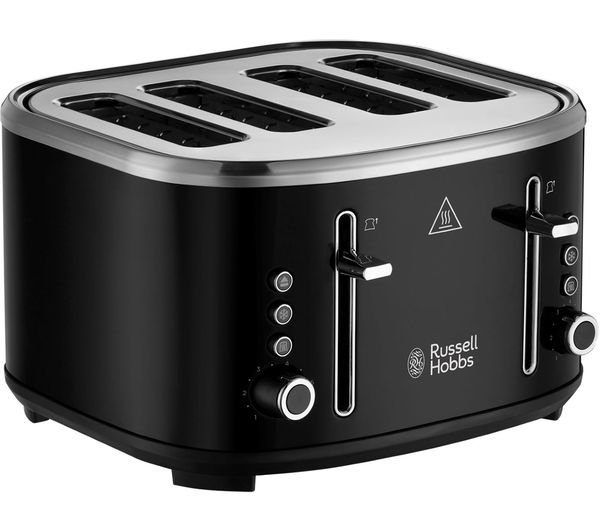 Image of RUSSELL HOBBS Stylevia 26292 4-Slice Toaster - Black