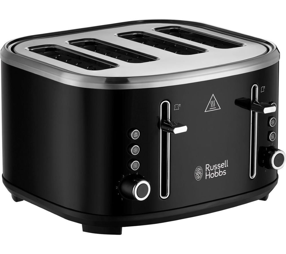 RUSSELL HOBBS Stylevia 26292 4Slice Toaster Black Fast Delivery