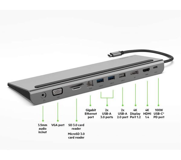 INC004BTSGY BELKIN INC004btSGY 11port USB TypeC Docking Station