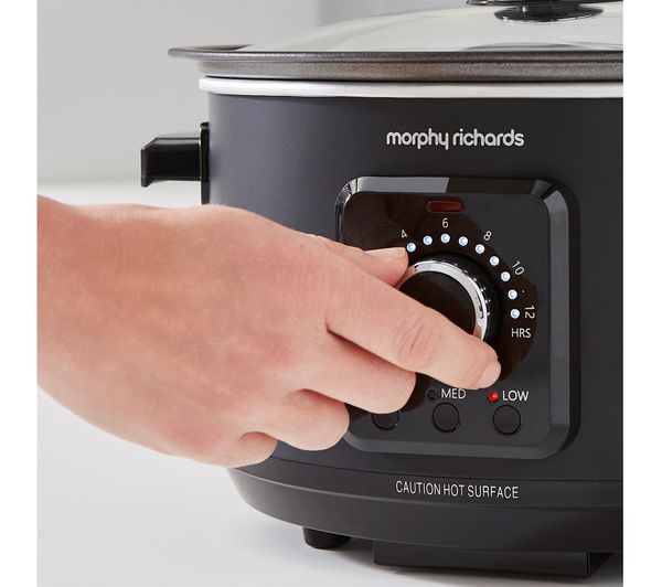 460021 MORPHY RICHARDS Easy Time 460021 Slow Cooker Black Currys