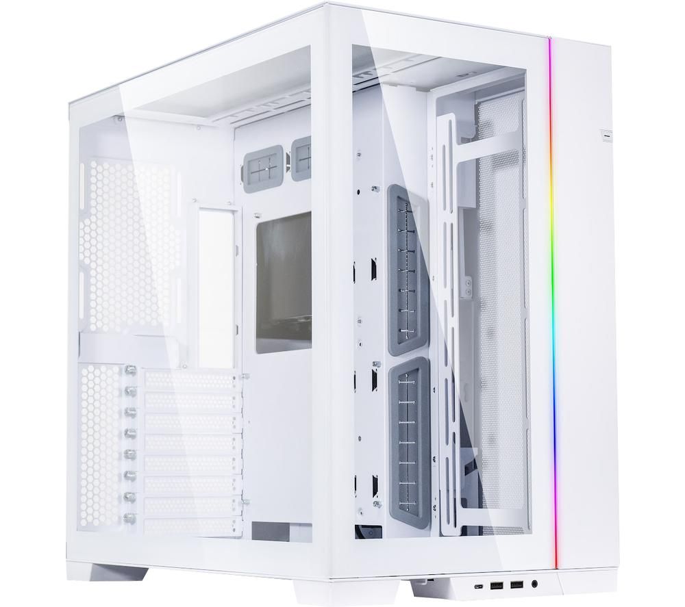 O11 Dynamic EVO Mid-Tower E-ATX PC Case - White