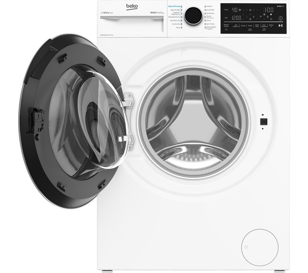Pro B3D512844UW WiFi-enabled 12 kg Washer Dryer - White