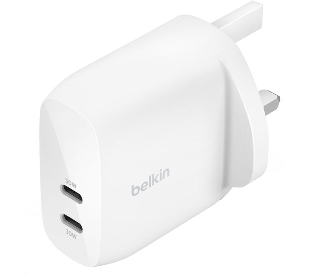 WCB010myWH Universal Dual USB Type-C Mains Charger
