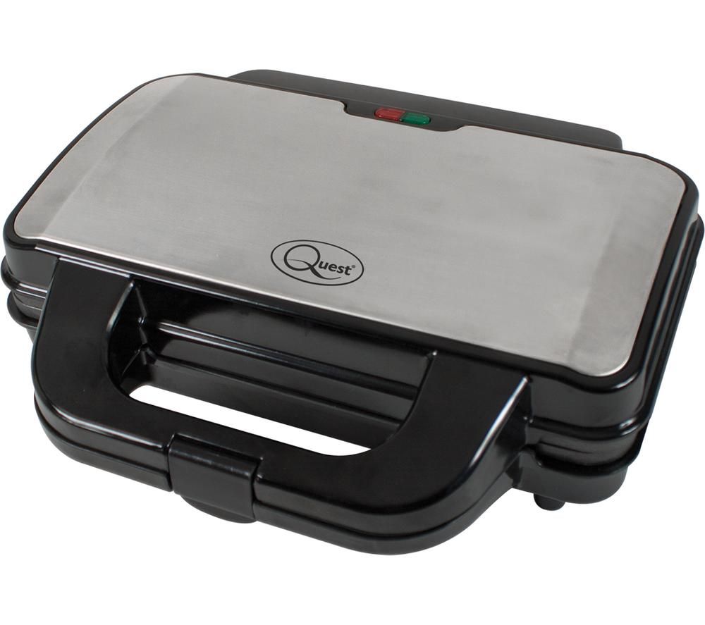35630 Sandwich Toaster - Silver & Black