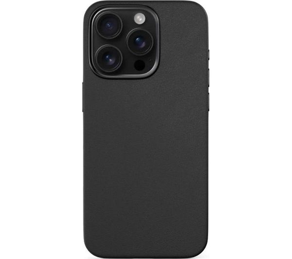 Epico Mag Magnetic Iphone 16 Pro Genuine Leather Case Black