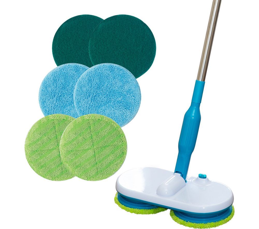 01514 Upright Hard Floor Cleaner - White & Blue