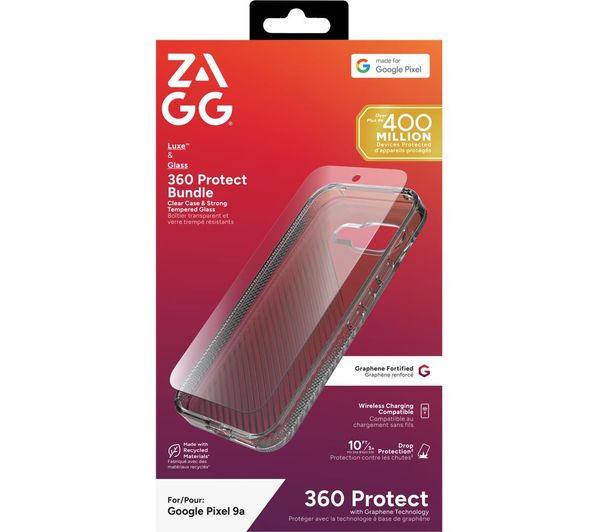 ZAGG Pixel 9A Luxe Case & Screen Protector Bundle