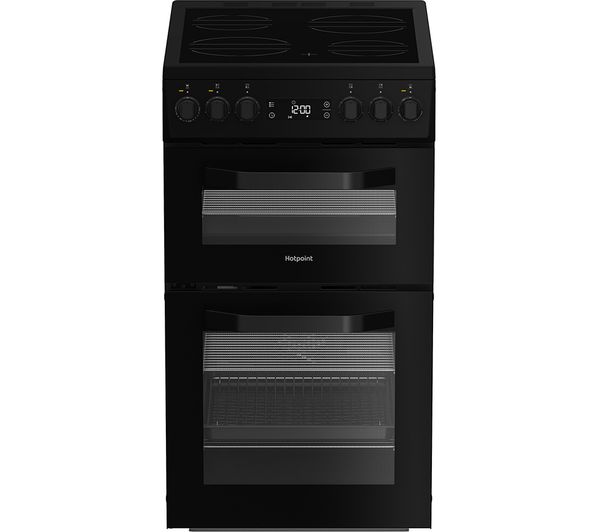 Hotpoint Hde5vdcb 50 Cm Electric Ceramic Cooker Black