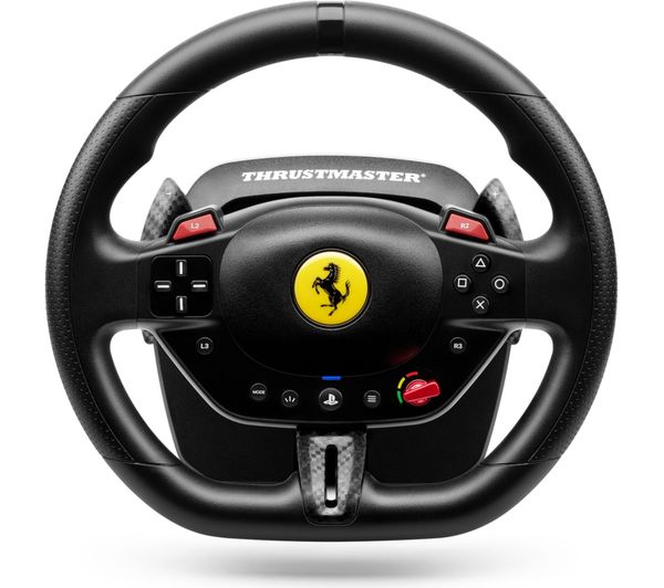 An image of THRUSTMASTER T98-P Ferrari 296 GTB Racing Wheel & Pedals for PlayStation & PC