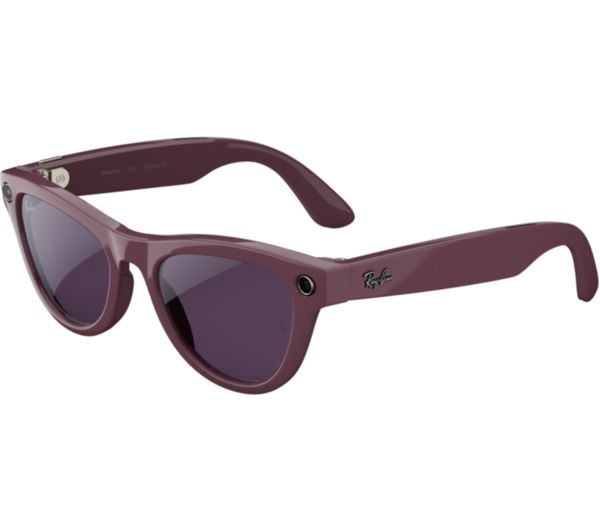 An image of RAY-BAN META Skyler (Gen 2) Glasses - Shiny Mystic Violet with Clear to Amethyst Transitions Lenses