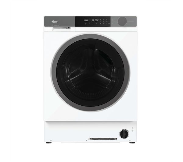 An image of HOOVER H-WASH 600 HBSI 410CIL8U-80 Integrated WiFi-enabled 10 kg 1400 Spin Washing Machine - White