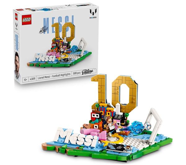 An image of LEGO Editions 43011 Lionel Messi: Football Highlights Set