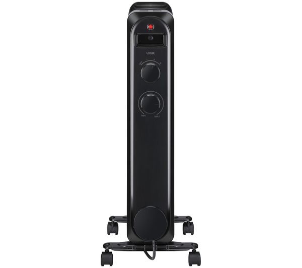 An image of LOGIK L15OFR26 Portable Oil-Filled Radiator - Black