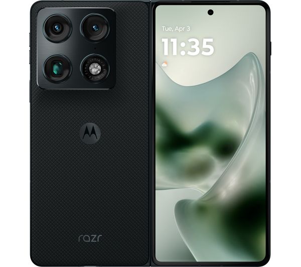 An image of MOTOROLA RAZR Fold - 512 GB, Blackened Blue