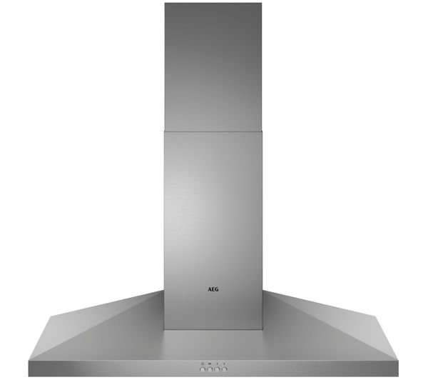 An image of AEG DKB4951M 90 cm Chimney Cooker Hood - Stainless Steel