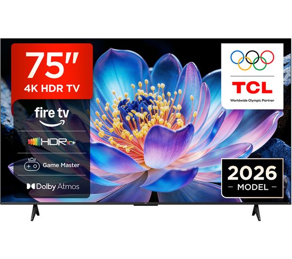 An image of TCL V6D 75" LED 4K HDR Smart Fire TV 2026 - 75V6D-UK