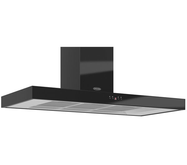 BRITANNIA Arioso K7088A11K Chimney Cooker Hood - Gloss Black, Black