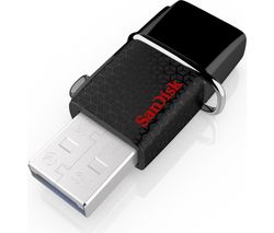 SANDISK Ultra Dual USB 3.0 & Micro USB Memory Stick - 32 GB, Black