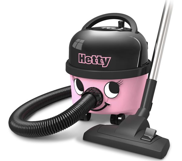 Numatic Hetty Het160 11 Cylinder Bagged Vacuum Cleaner Pink