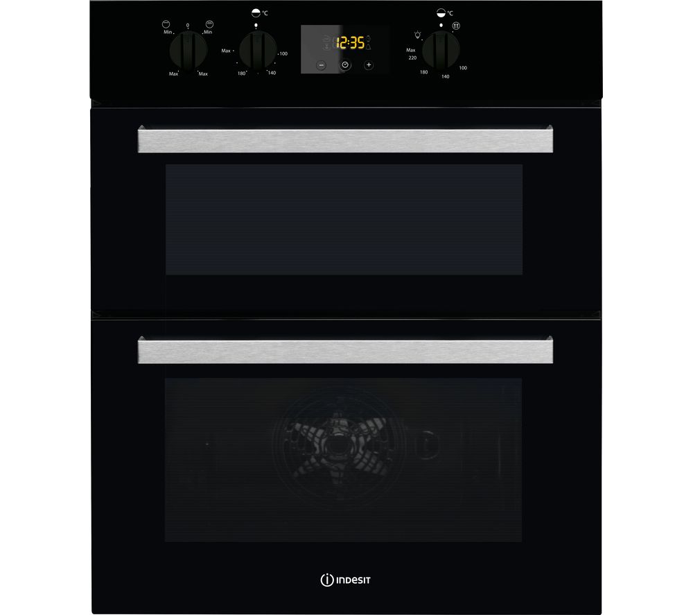 INDESIT IDD 6340 Electric Double Oven, Red review