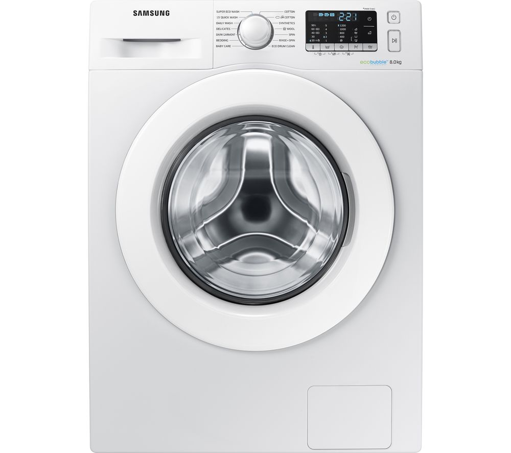 SAMSUNG WW80J5355MW/EU 8 kg 1200 Spin Washing Machine – White, White