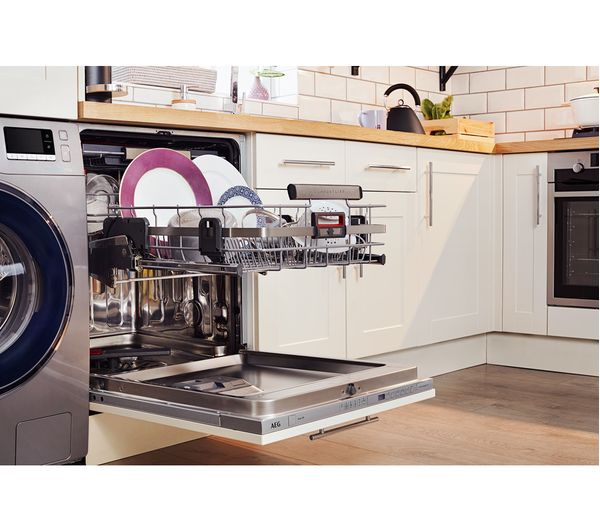 Buy AEG ComfortLift FSS62800P Fullsize Integrated Dishwasher Free