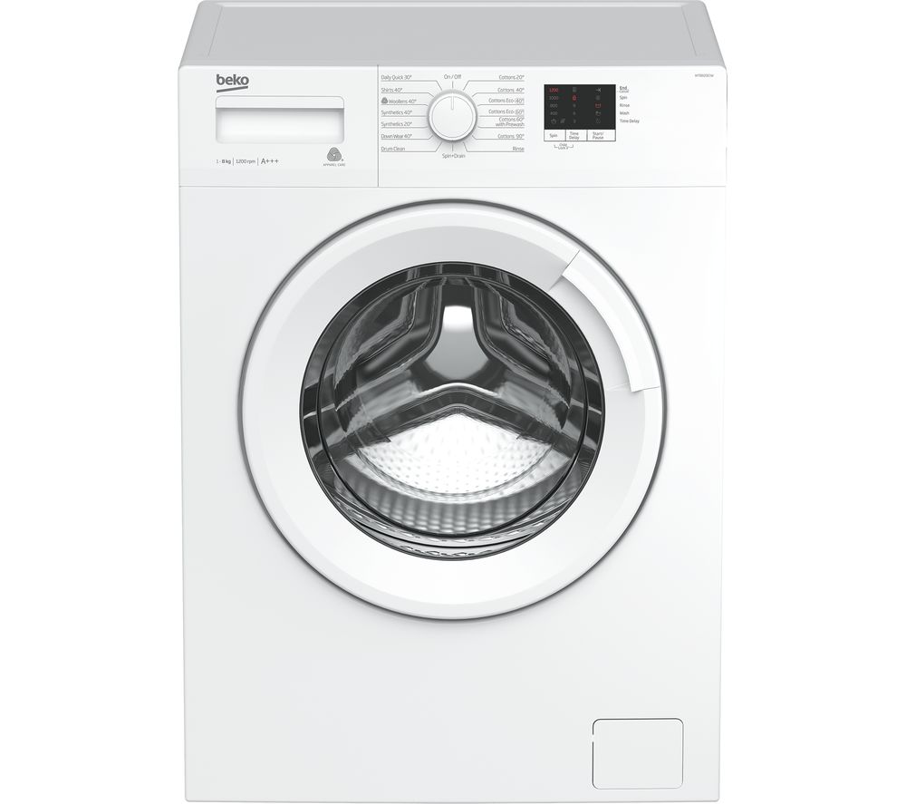 BEKO WTB820E1W 8 kg 1200 Spin Washing Machine – White, White