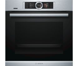 BOSCH Serie 8 HBG656RS6B Electric Smart Oven - Black & Stainless Steel