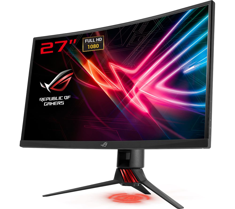 ASUS XG27VQ Full HD 27″ Curved LED Gaming Monitor – Black, Black