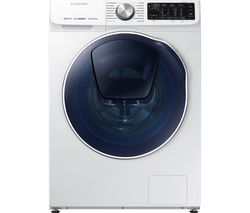 SAMSUNG QuickDrive + Addwash WD80N645OOW Smart 8 kg Washer Dryer - White