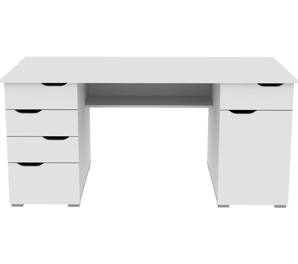 ALPHASON Kentucky Desk - Gloss White