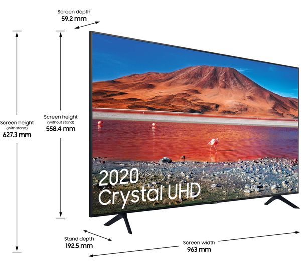 Buy Samsung Ue43tu7000kxxu 43 Smart 4k Ultra Hd Hdr Led Tv Free Delivery Currys