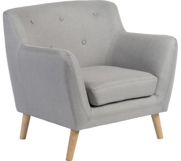 Teknik Skandi Fabric Reception Chair Grey