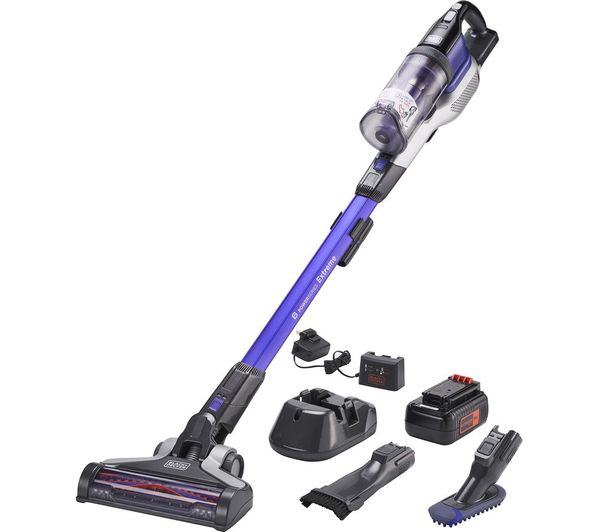 Image of BLACK + DECKER POWERSERIES Extreme Pet 4-in-1 BHFEV362DP-GB Cordless Vacuum Cleaner - Purple & Grey