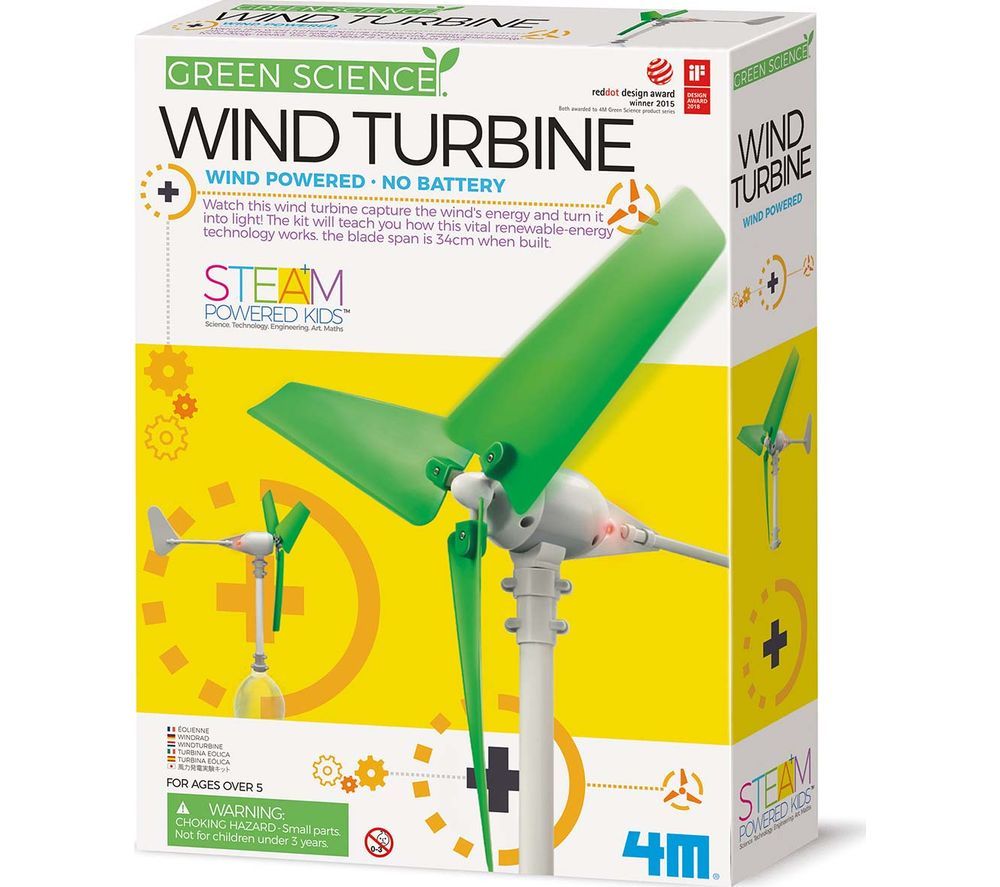 GREEN SCIENCE Wind Turbine Kit, Green review