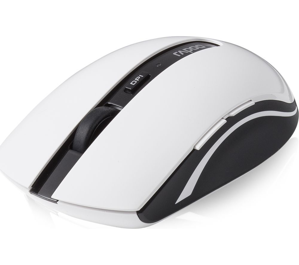 RAPOO 7200M Wireless Optical Mouse - White