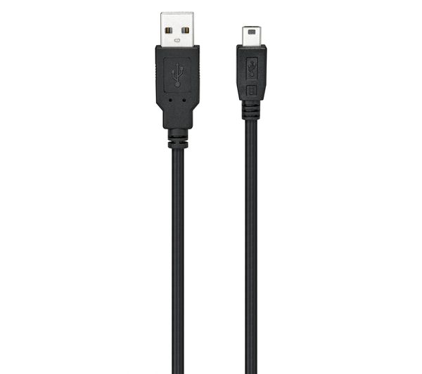 Image of LOGIK LUSBMIN23 USB A to USB Mini-B Cable - 1.8 m