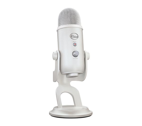 Blue Yeti Aurora Usb Streaming Microphone White Mist
