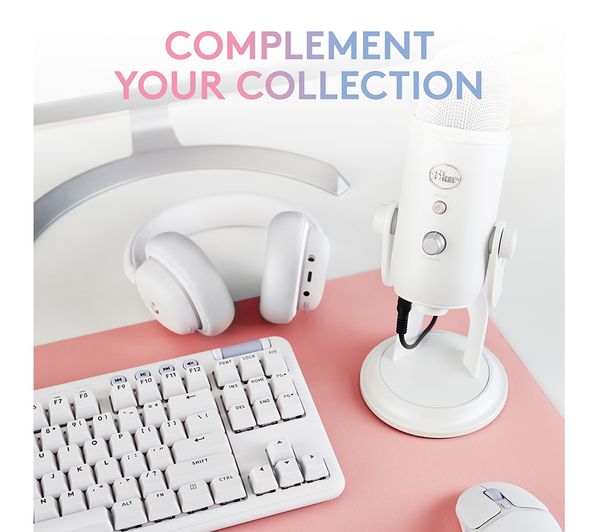 BLUE Yeti Aurora USB Streaming Microphone - White Mist - 988