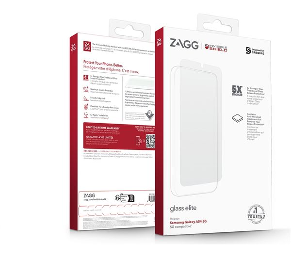 200111160 ZAGG InvisibleShield Glass Elite Galaxy A54 Screen